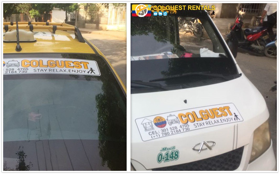 ColguestRentals's tweet photo. Tenemos #transporte propio y convenio con líneas de #taxis para tu comodidad y #seguridad durante tu #viaje a #SantaMarta. https://t.co/bBp2h0nv89