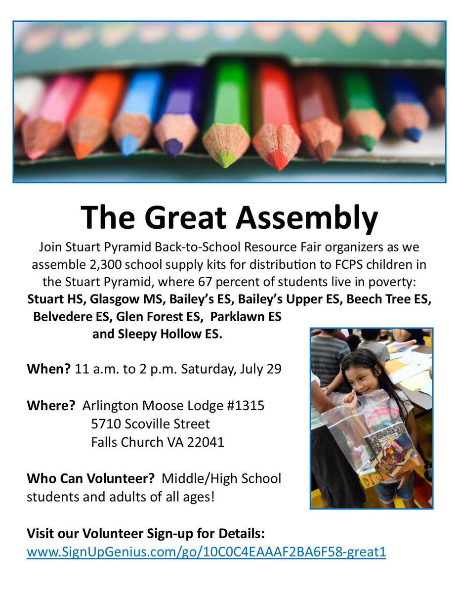 StuartFair's tweet photo. Help us 11am Saturday July 29 with The Great Assembly of 2,300 school-supply kits for needy kids in #StuartPyramid - https://t.co/szC8JZyCGe https://t.co/g4ea1pOd3N