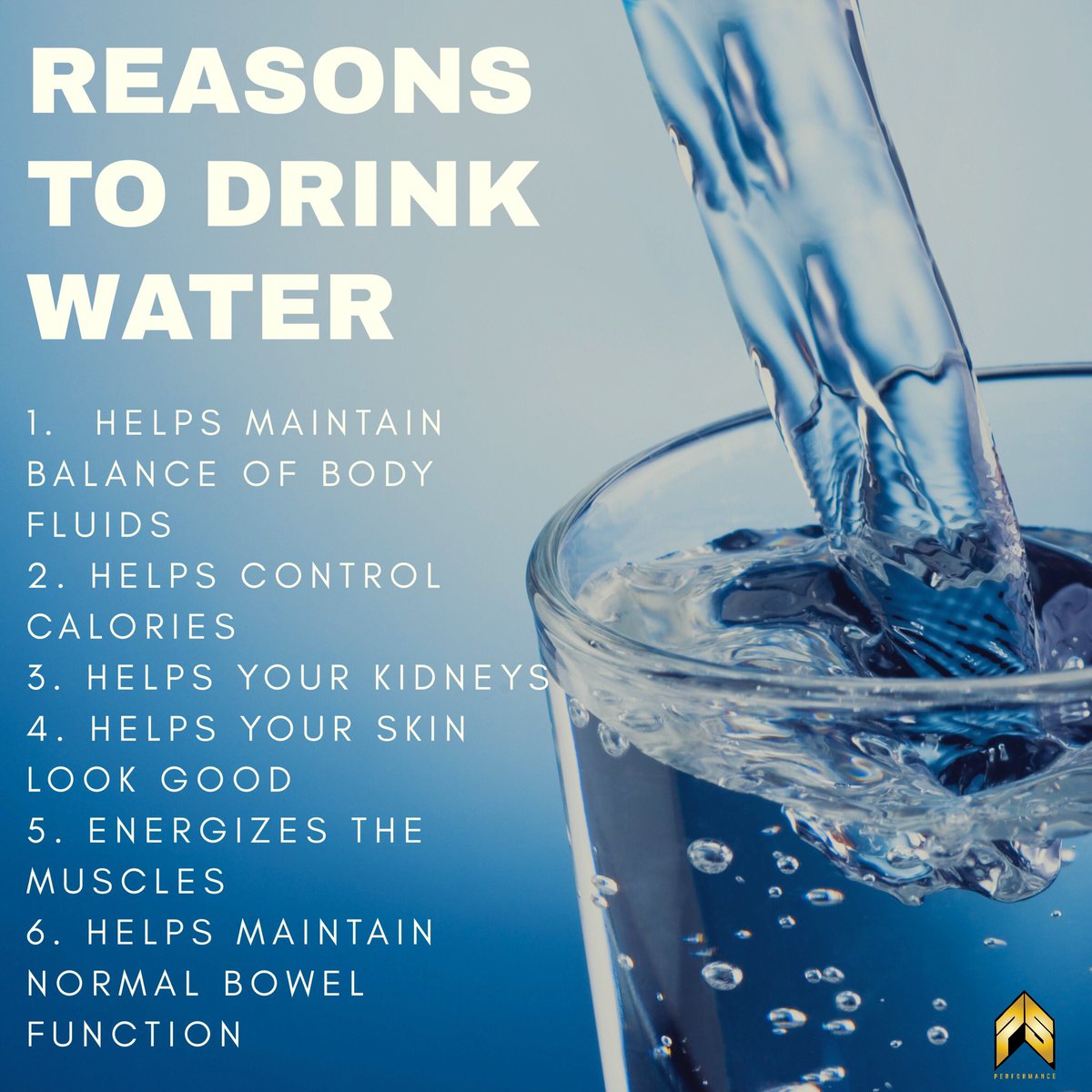 P5Performance's tweet photo. Stay hydrated. That is the key. Drink a lot of water to look, feel and be healthy. #P5Prescription #P5Performance #BetterThanYesterday https://t.co/HYjKqewKjC
