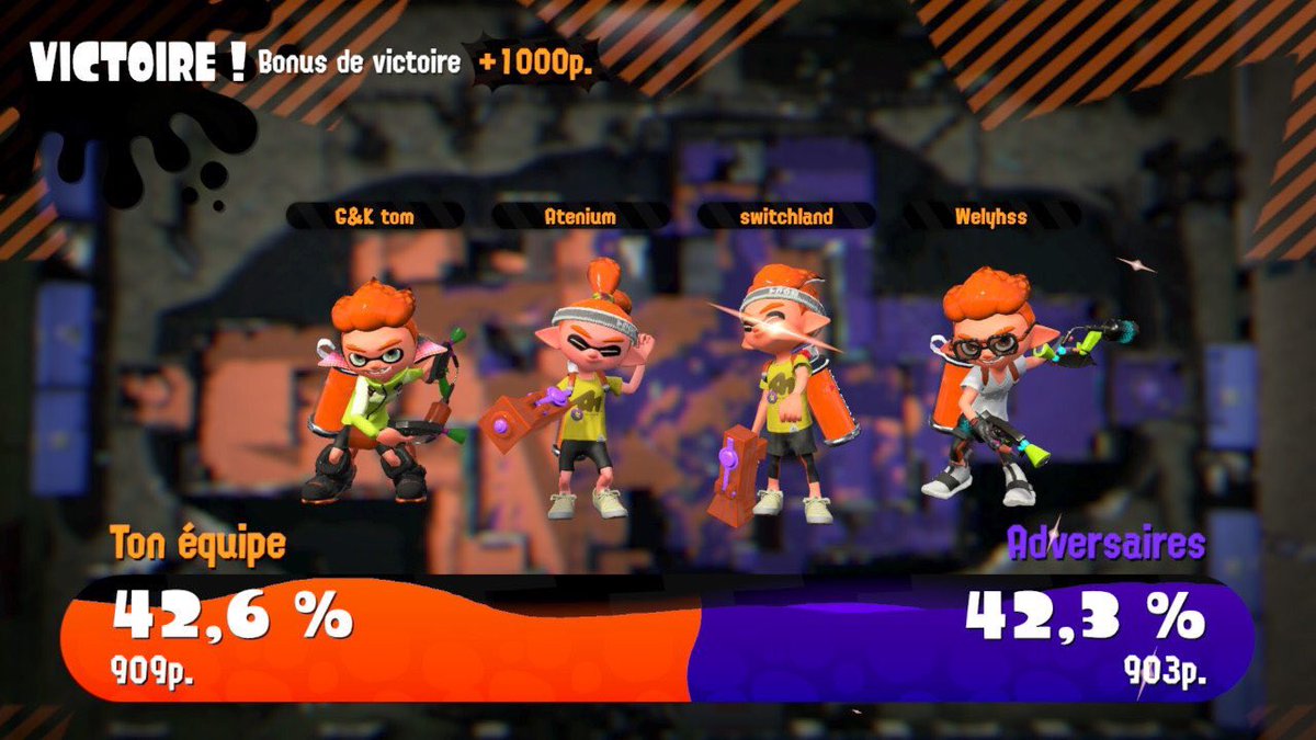 LiveAtenium's tweet photo. Une partie avec @switch_land 👍 #Splatoon2 #switchland https://t.co/QHUnWMhS2v