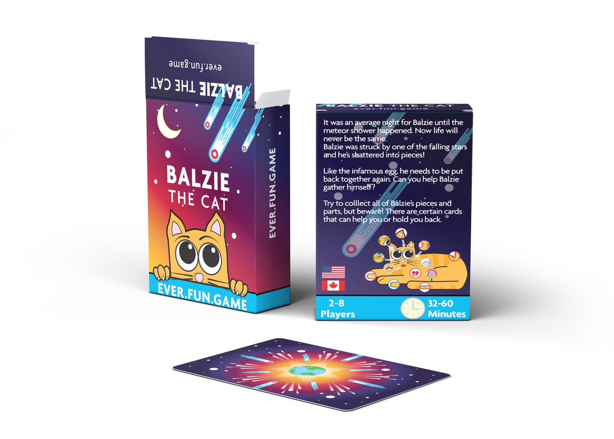 Ready to practice your telepathic, mind reading and poker face skills with #Balziethecat ? Now on #Kickstarter #crowdfunding