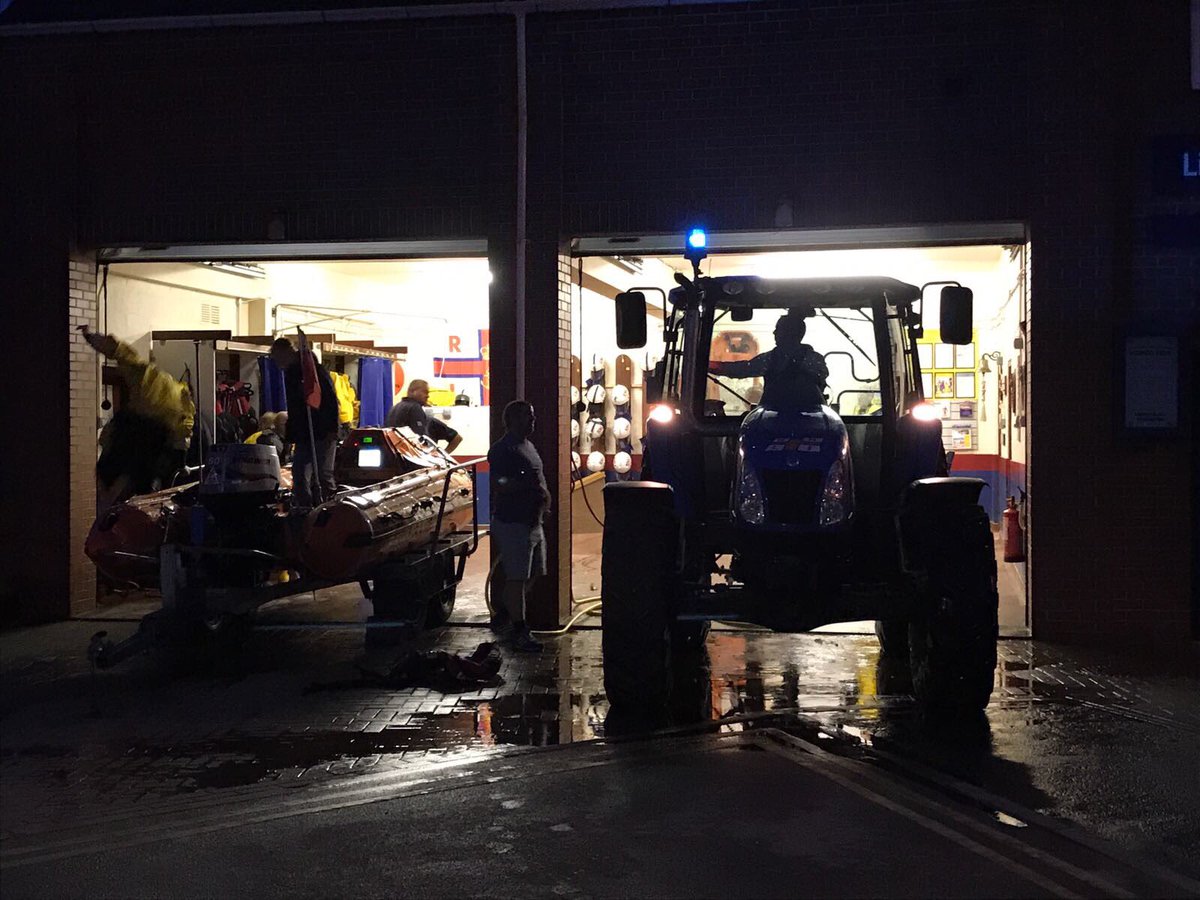 ***Call Out***
Our <a href="/RNLI/">RNLI</a> volunteers launched at 21:30 tonight to 10+ people in the surf line. On arrival, all persons were safe on land.