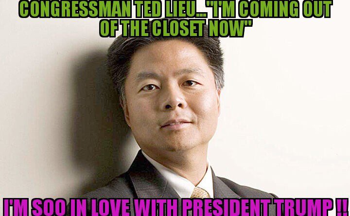 in_gloria's tweet photo. @whereyoubeen93 @tedlieu Except @POTUS doesn't actually care about #cryingTed. Unrequited love must suck. https://t.co/06Fwhm3cGA