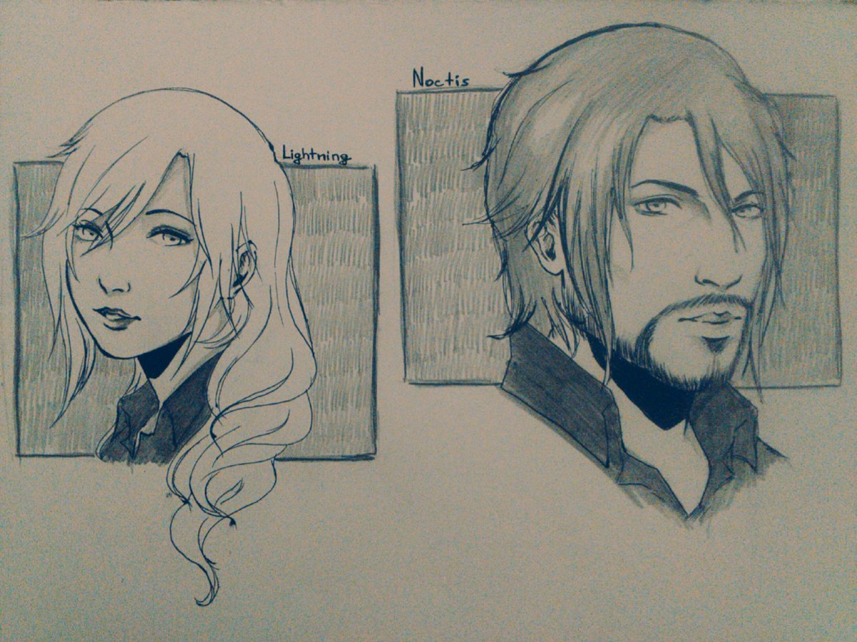 alimakart12's tweet photo. #FFXIII #FFXV #Lightis #Noctlight https://t.co/0NkedHws9b