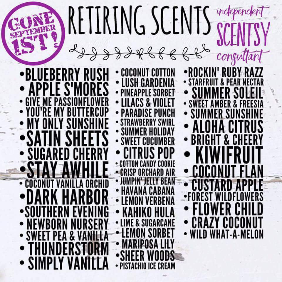 MissCj2013's tweet photo. We will no longer have these scents starting September 1st. 10% off these scents starting August. Don't miss out.
https://t.co/nGItnMH2WW https://t.co/IZCd0AryrG