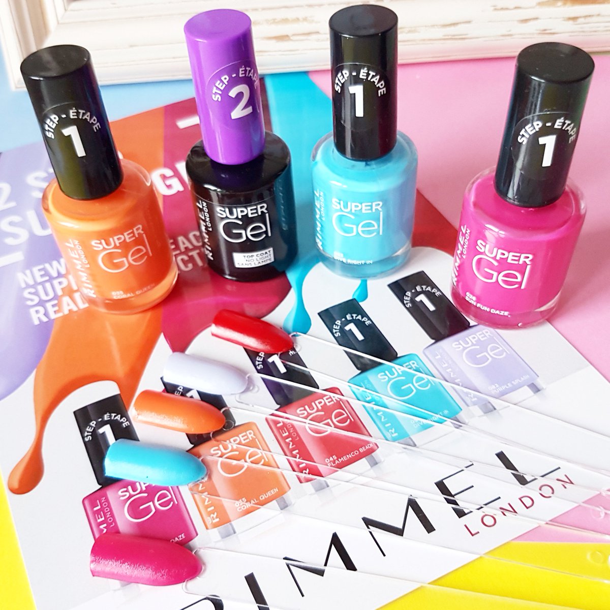 bookishbluebird's tweet photo. The @rimmellondonuk Super Gel Nail Polish | Two-Step Gel System For Salon-Style Nails 💙💛💚
https://t.co/96cb1SsCOw #GelPower https://t.co/pt0p5cbFSF