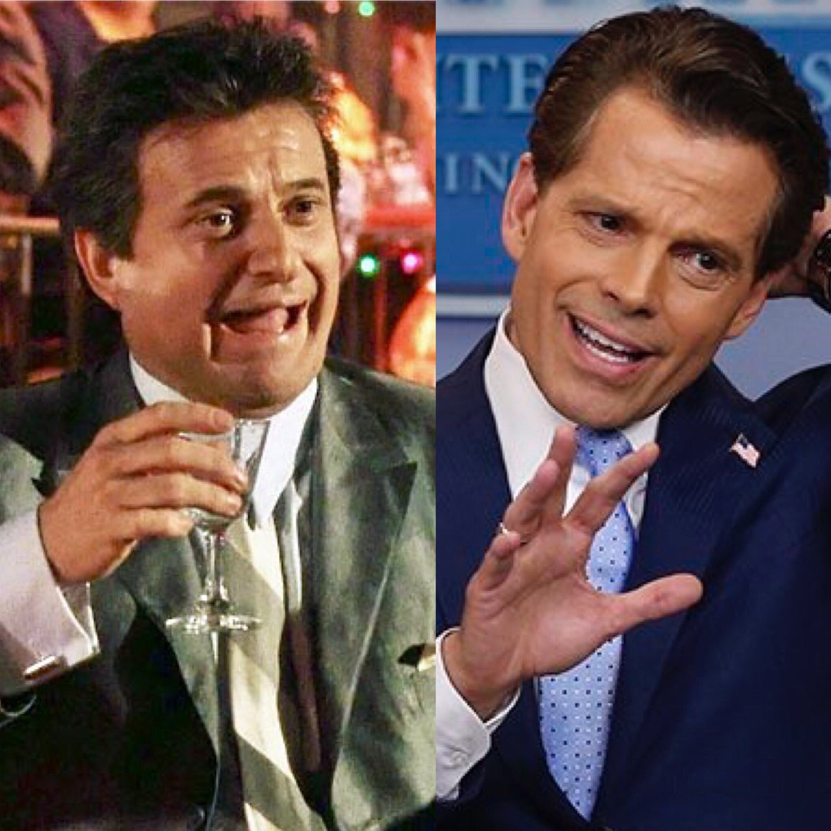 Since @Scaramucci's idiotic 'I am destroying records, to be transparent' tweet I've been laughing and wondering who he reminds me of #GotIt