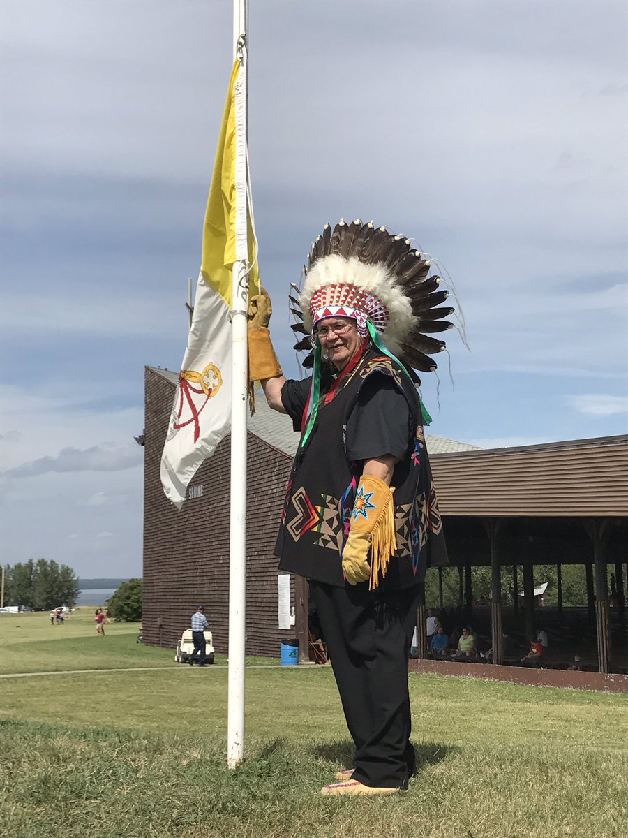 lacstanne's tweet photo. Opening Ceremonies - 2017 LSAP welcoming all pilgrims. #NativeCatholic #StAnne #Indigenous https://t.co/9V7xgEaODv