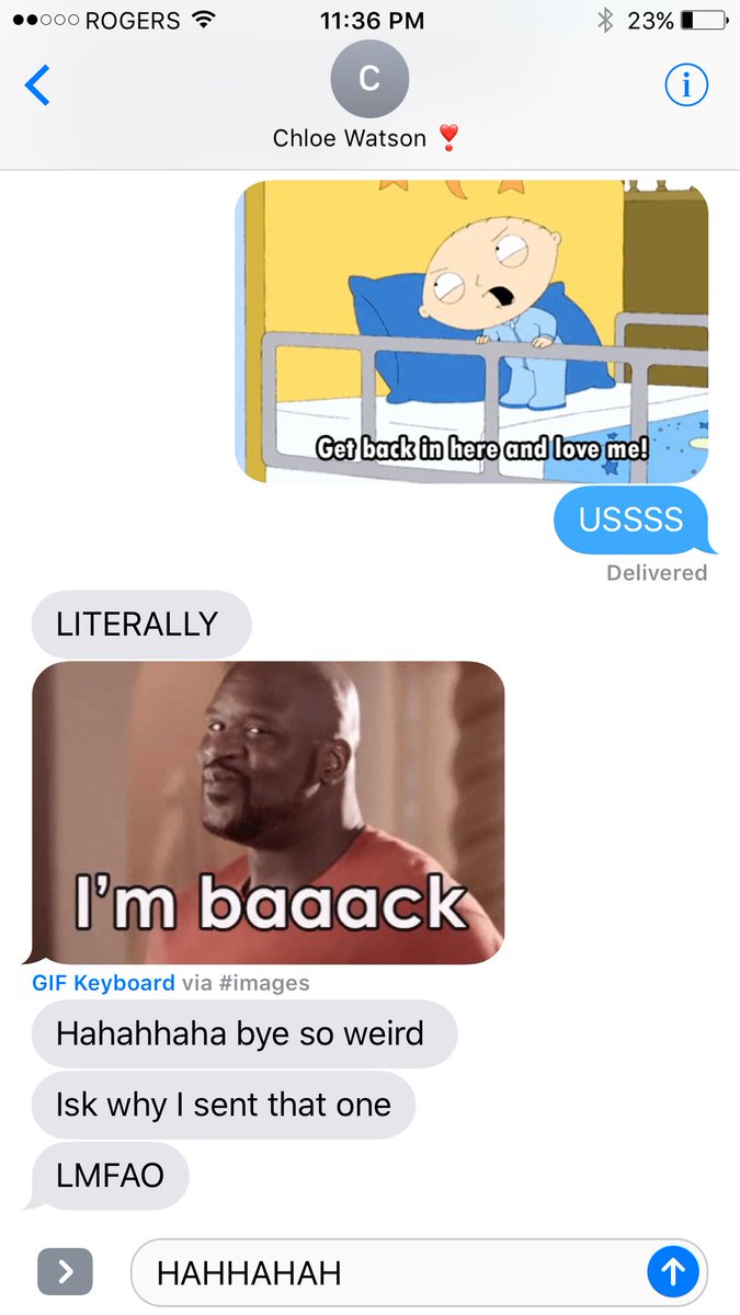 Nickleusxo's tweet photo. Why did i show @xowatsonxo how to use gifs #1bestfriend https://t.co/c7DPqiEBv5