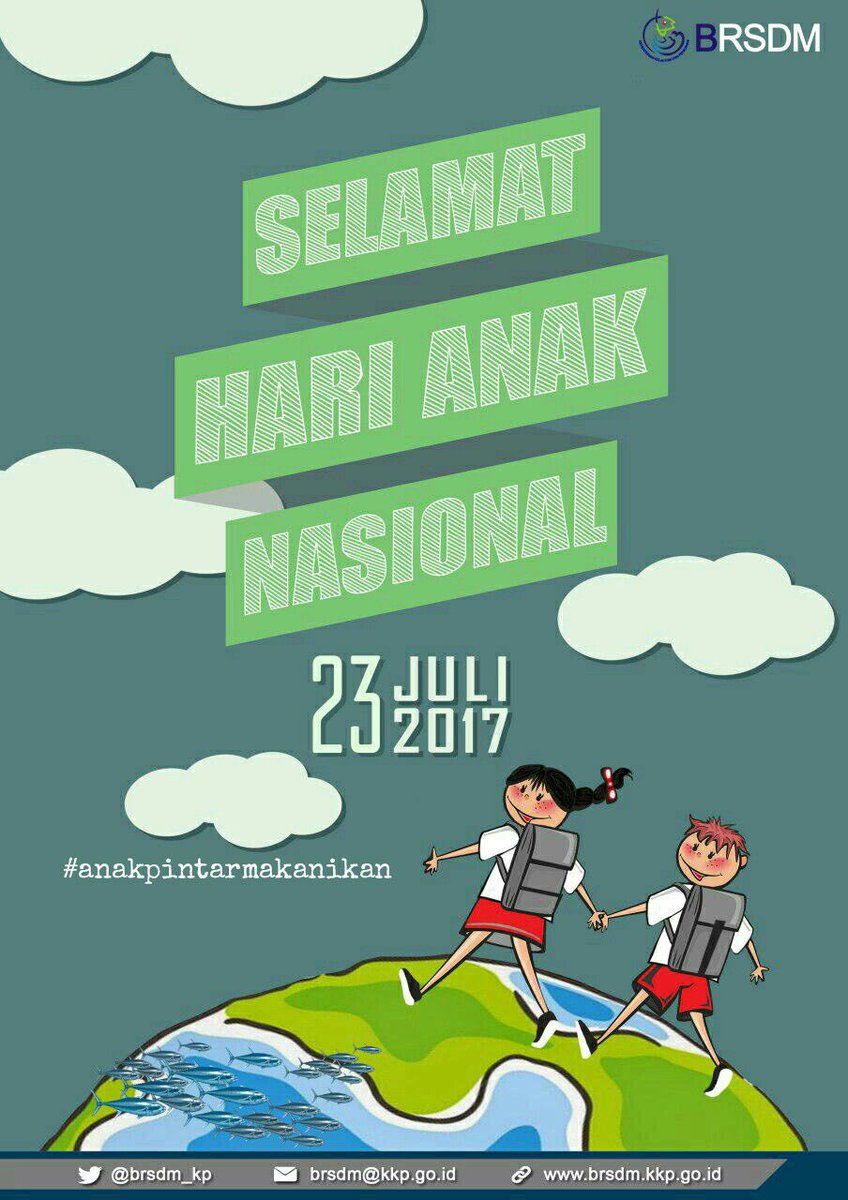 Selamat Hari Anak Nasional 2017. #AnakPintarMakanIkan <a href="/kkpgoid/">KKP RI</a> <a href="/susipudjiastuti/">Susi Pudjiastuti</a> <a href="/mzulficar/">ZulficarMochtar</a> <a href="/Hermawan0560/">Maman Hermawan</a>