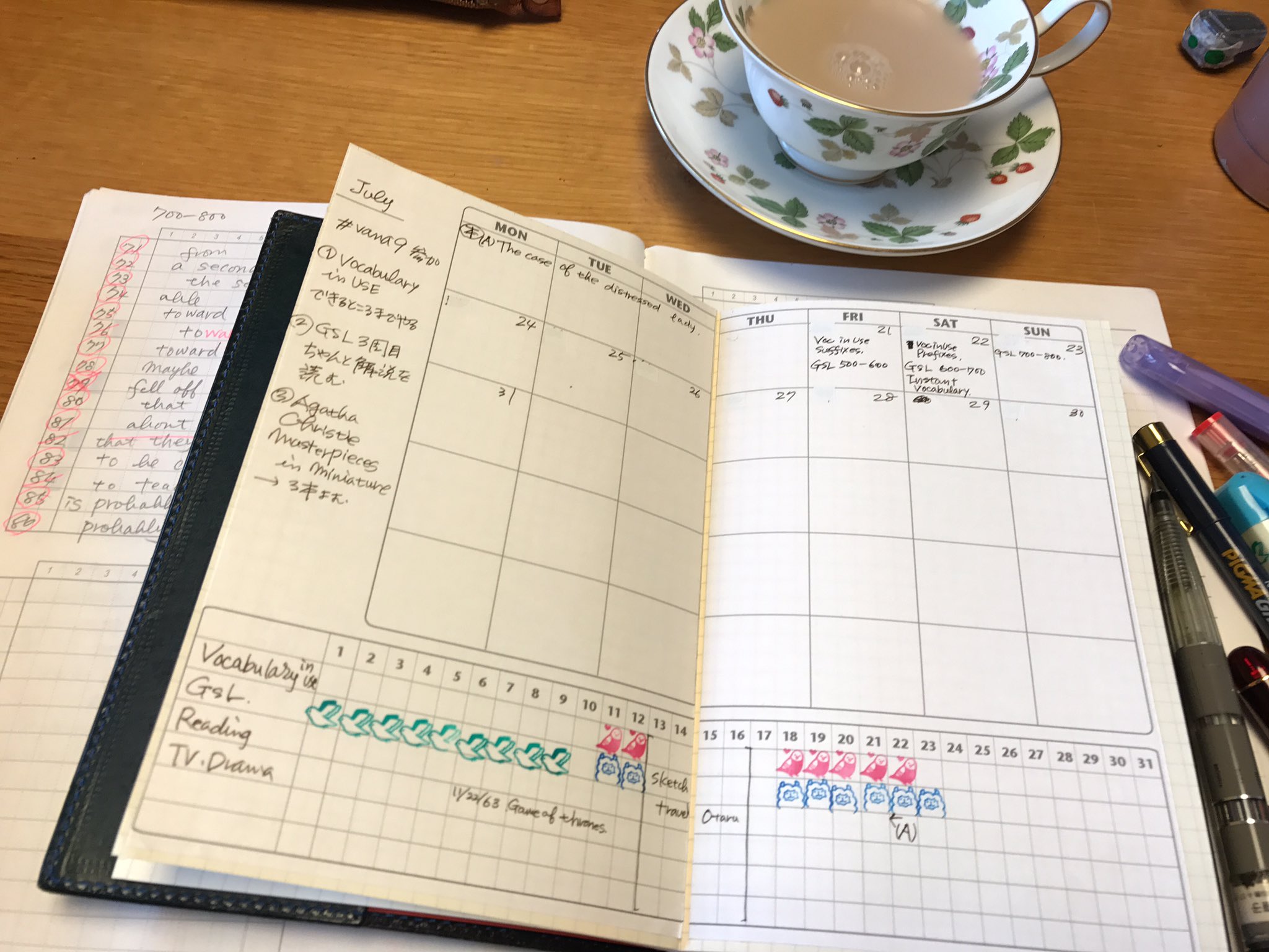 手帳とノートと過ごす12ヶ月 自分の場合は今後も雑用系の仕事が多くなる見込み 英語はもう少しまじめに勉強 しようと思うようになってきたので 仕事はypadで回して 英語の記録用として自作学習記録ノートを充実させたほうがいいのかもしれないなー