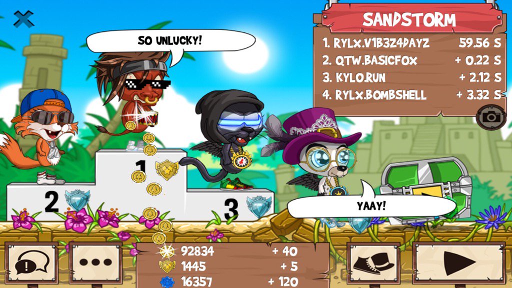 V1B3Z4DAYZ's tweet image. All those guys just got washed #funrun2 #Basicfox #Run #Bombshell