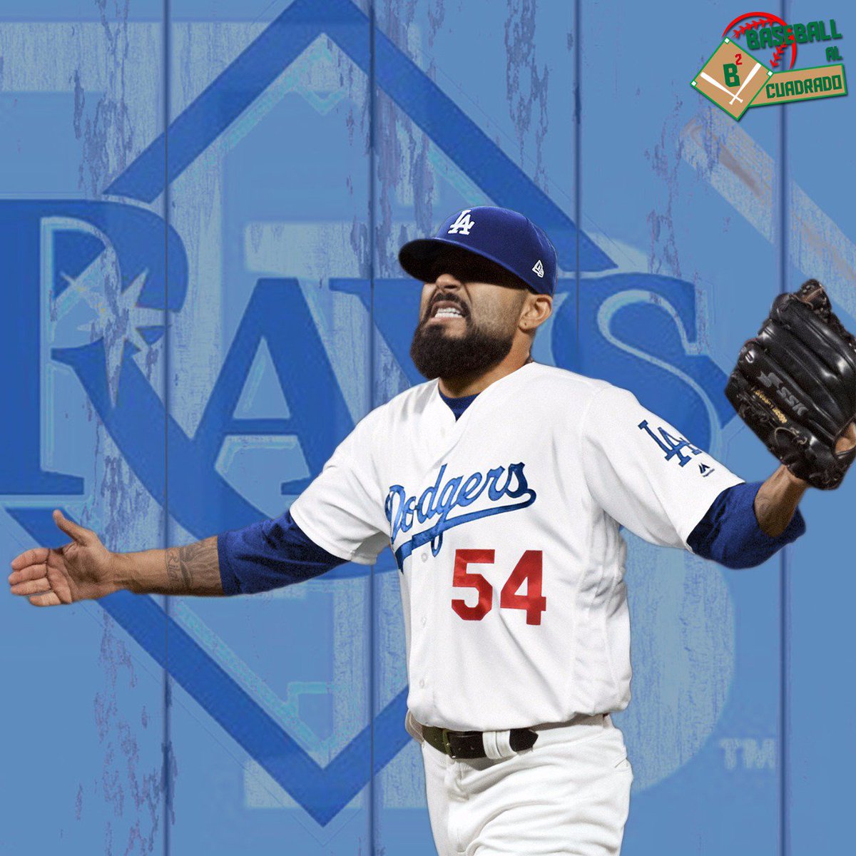 baseball_al2's tweet photo. Sergio Romo se une a las filas de @RaysBaseball. Sonará el "Mechón" en Tropicana Field.
Cortesía de @SlurveClothing.
#ConectandoEstilos https://t.co/efkm8bI4IS