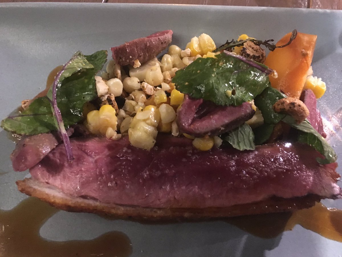 jpcacho's tweet image. Last meal of the day @dirtyhabitsf was #epic! Seared #duck, #nyokee and a Dh #burger. Great way to end the day! #SanFrancisco #travel #food