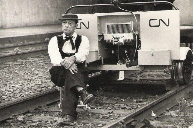 BusterFilms100's tweet photo. (On the Set) The Railrodder! https://t.co/vfpePhV22K