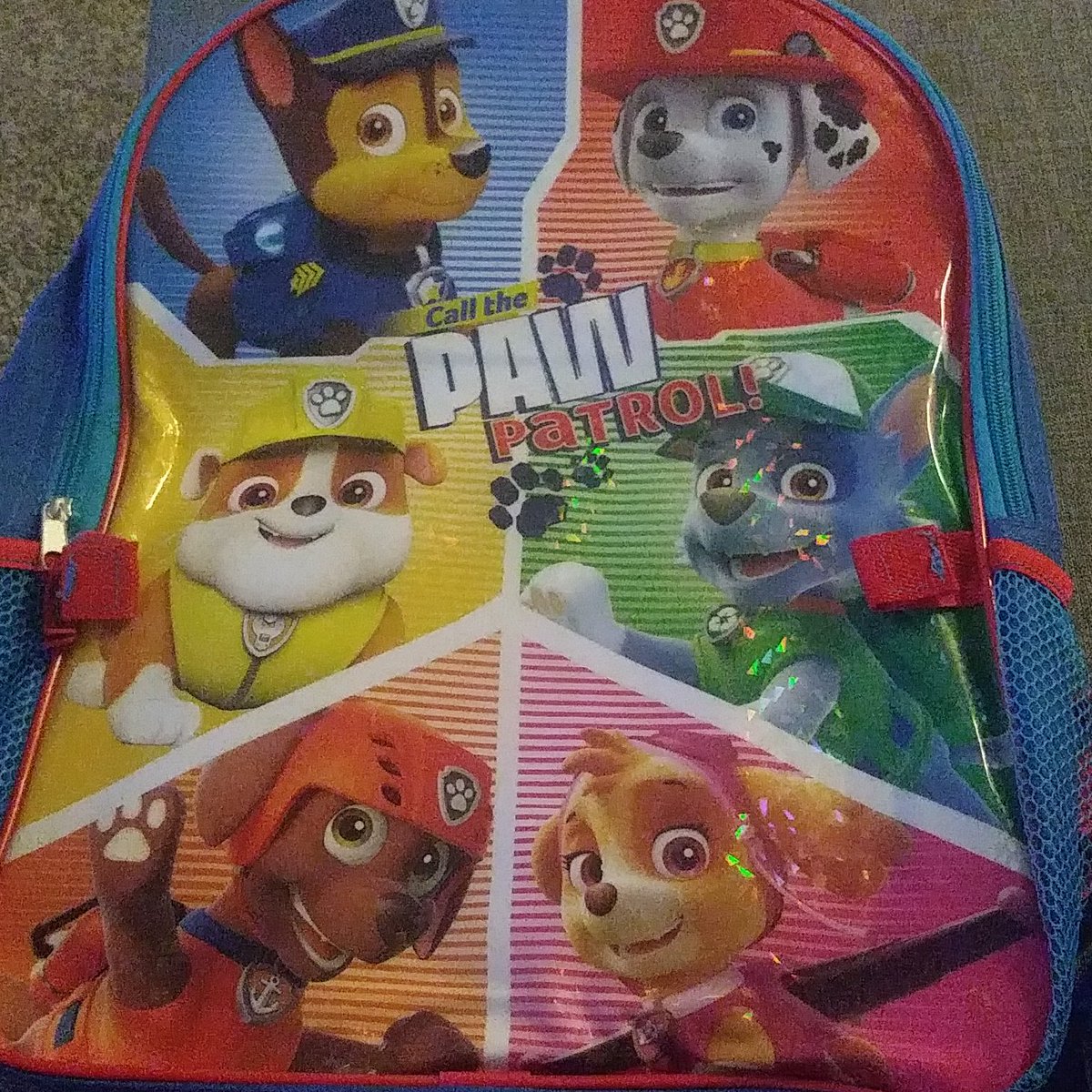MarshallsNo1Fan's tweet photo. My school backpack for this year 
@PawPatrolNews @SpinMaster https://t.co/1ZSdjNjNTB