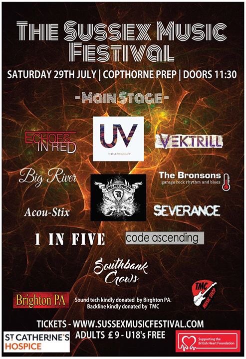echoesinred's tweet photo. Next Saturday!!! Playing the main stage at 7pm. Bring the whole family including the dog! 😉👍🏻🤘🏻 https://t.co/LtinXRde2J