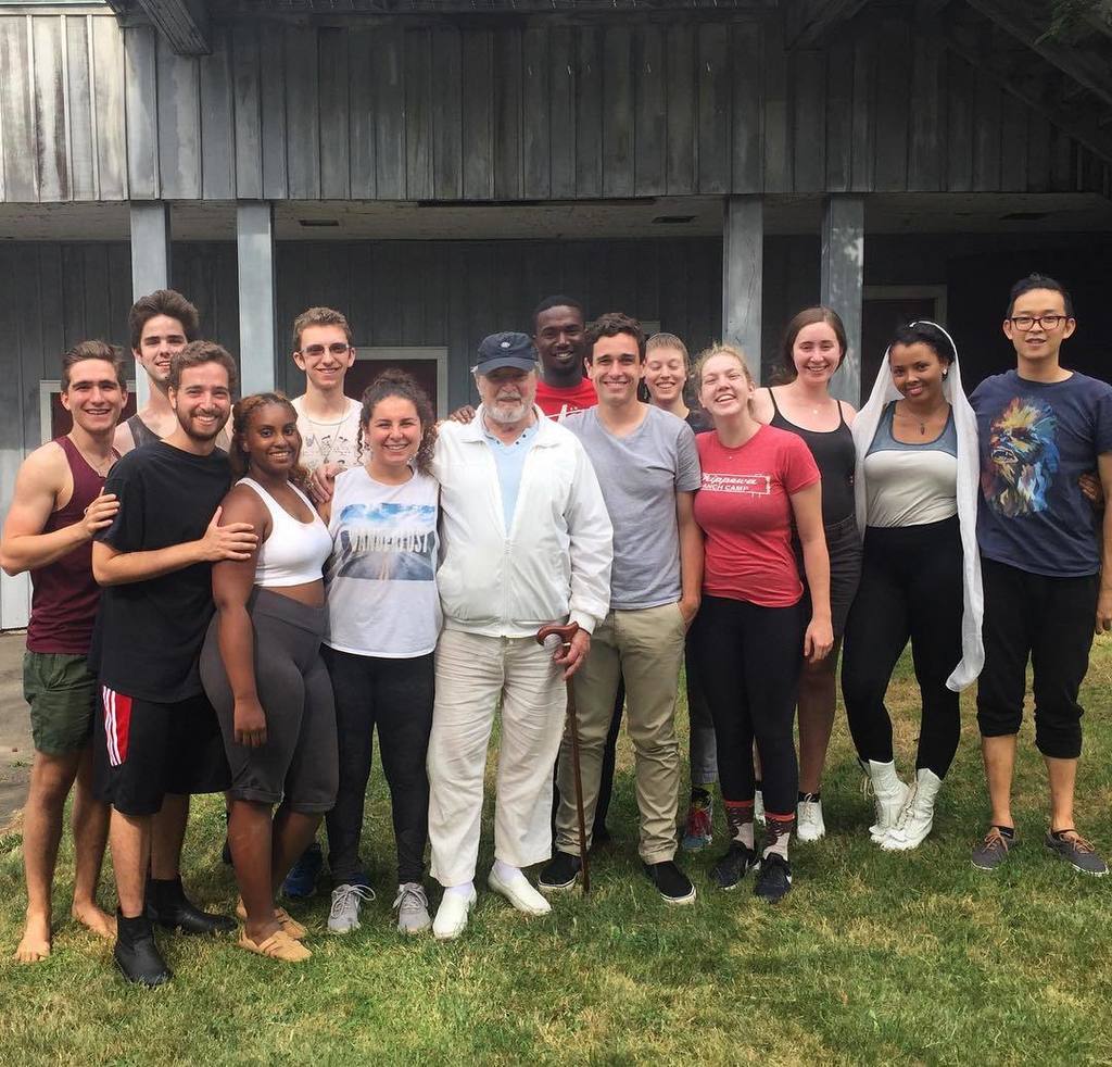 ShakesAcademyCT's tweet photo. One of the true Shakespeare Greats, Ted van Griethuysen, stopped by Measure for Measure rehearsal today! #shakespe… https://t.co/uLIk5KQbYV https://t.co/daZgFtxNO0