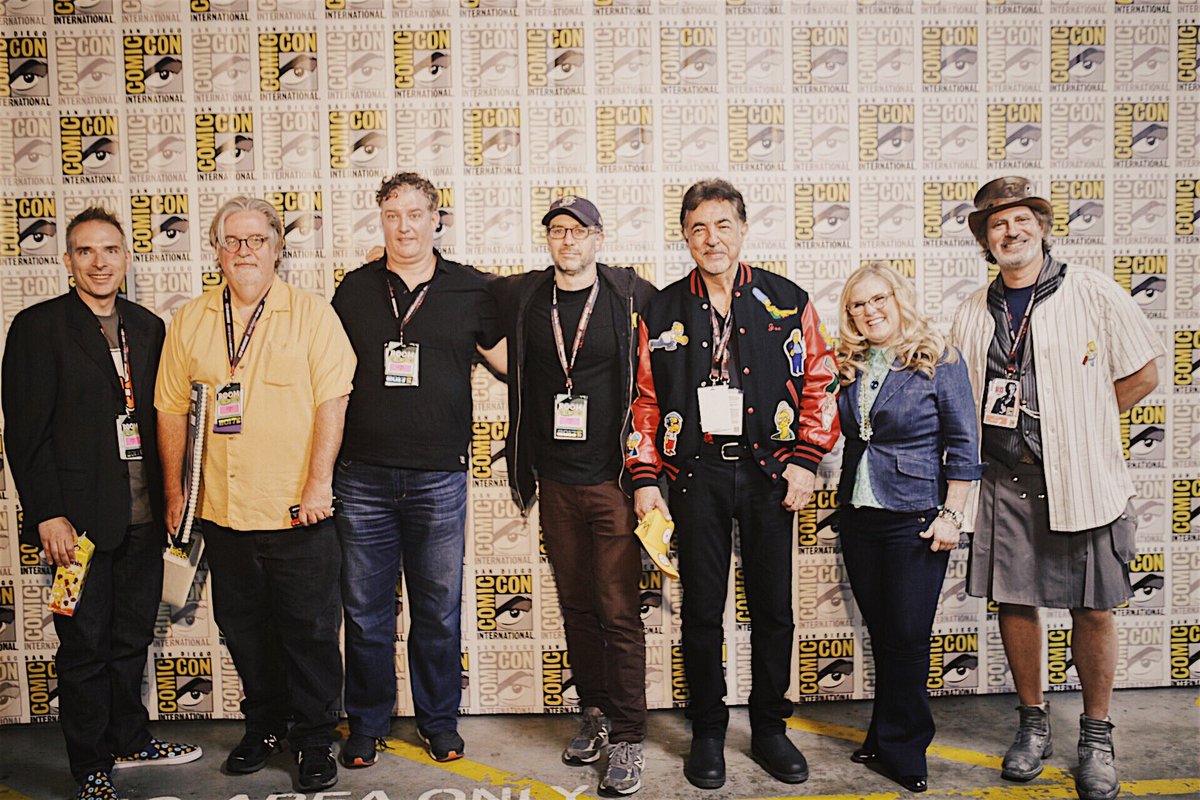 nancycartwright's tweet photo. Such an amazing time at @Comic_Con with the @TheSimpsons gang! https://t.co/ih7oKNfabk