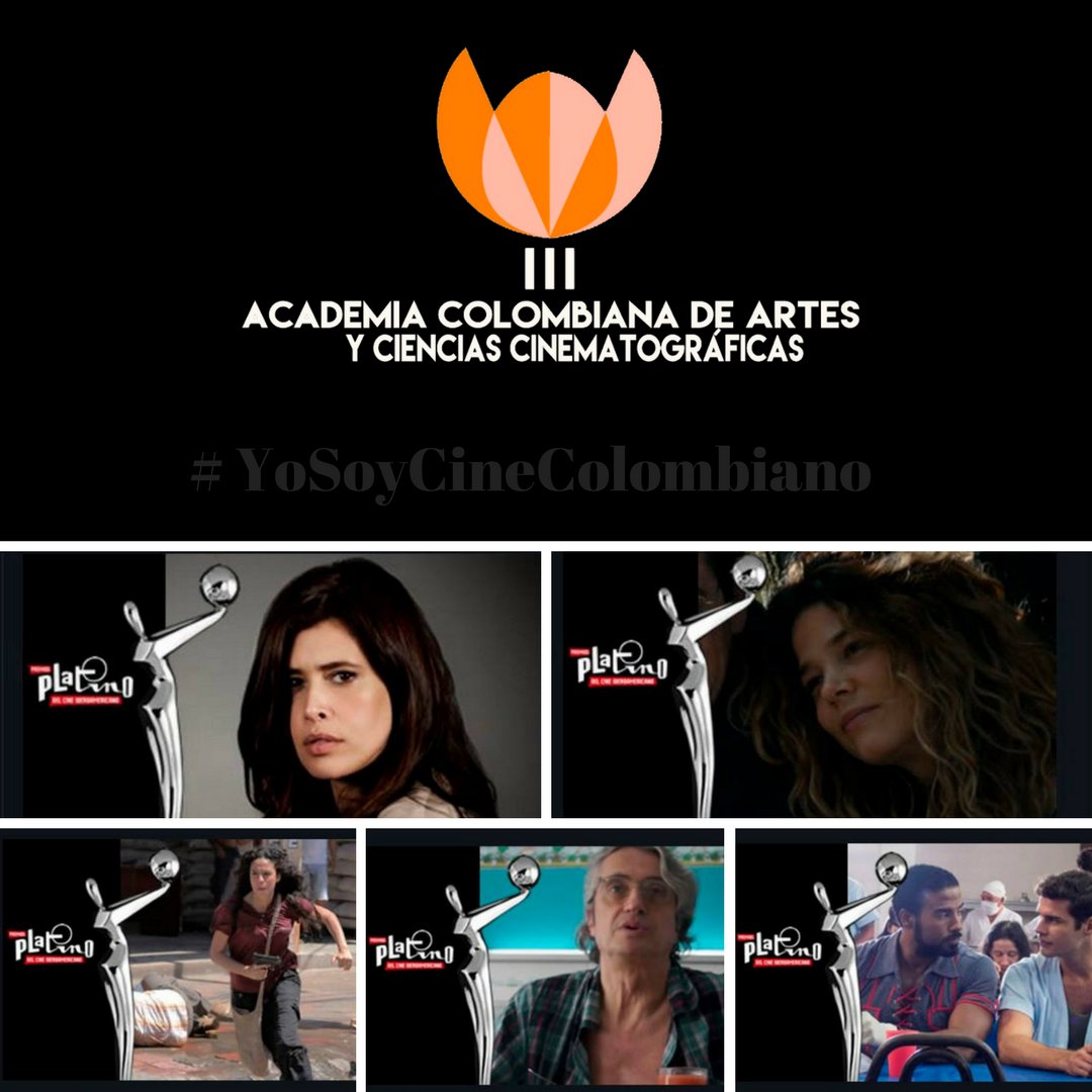 #YoSoycineColombiano #PREMIOSPLATINO Felicitamos a las películas colombianas que nos representaron en la gala de los premios platino 2017.
