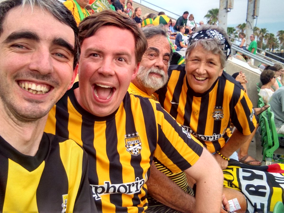Chas_Battery's tweet photo. Some of our supporters are in St. Petersburg ready to take in #TBRvCHS! Let's go boys! https://t.co/nlf6CohDiP