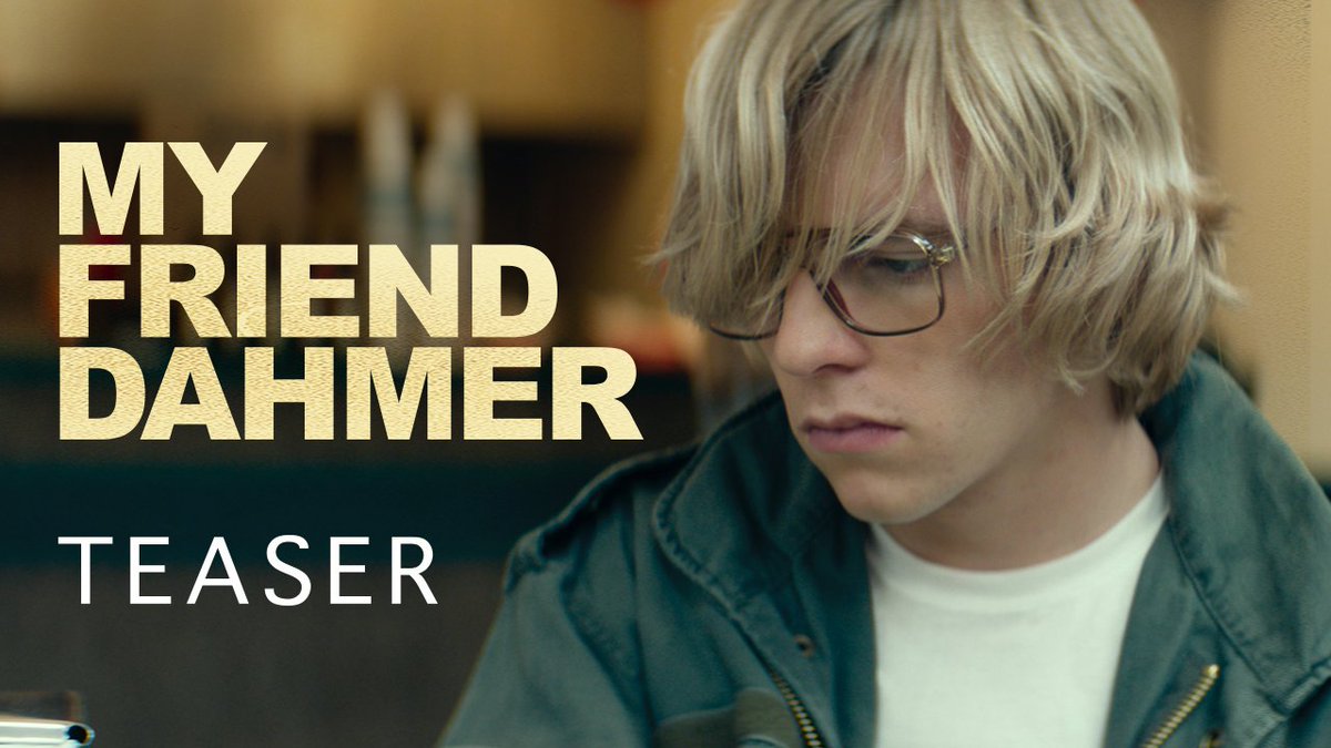 MyFriendDahmer's tweet photo. Here it is... the first teaser for MY FRIEND DAHMER. In theaters this fall! #MyFriendDahmer 
https://t.co/QsiNXEj8V9 https://t.co/6eQ0p3FZ0V