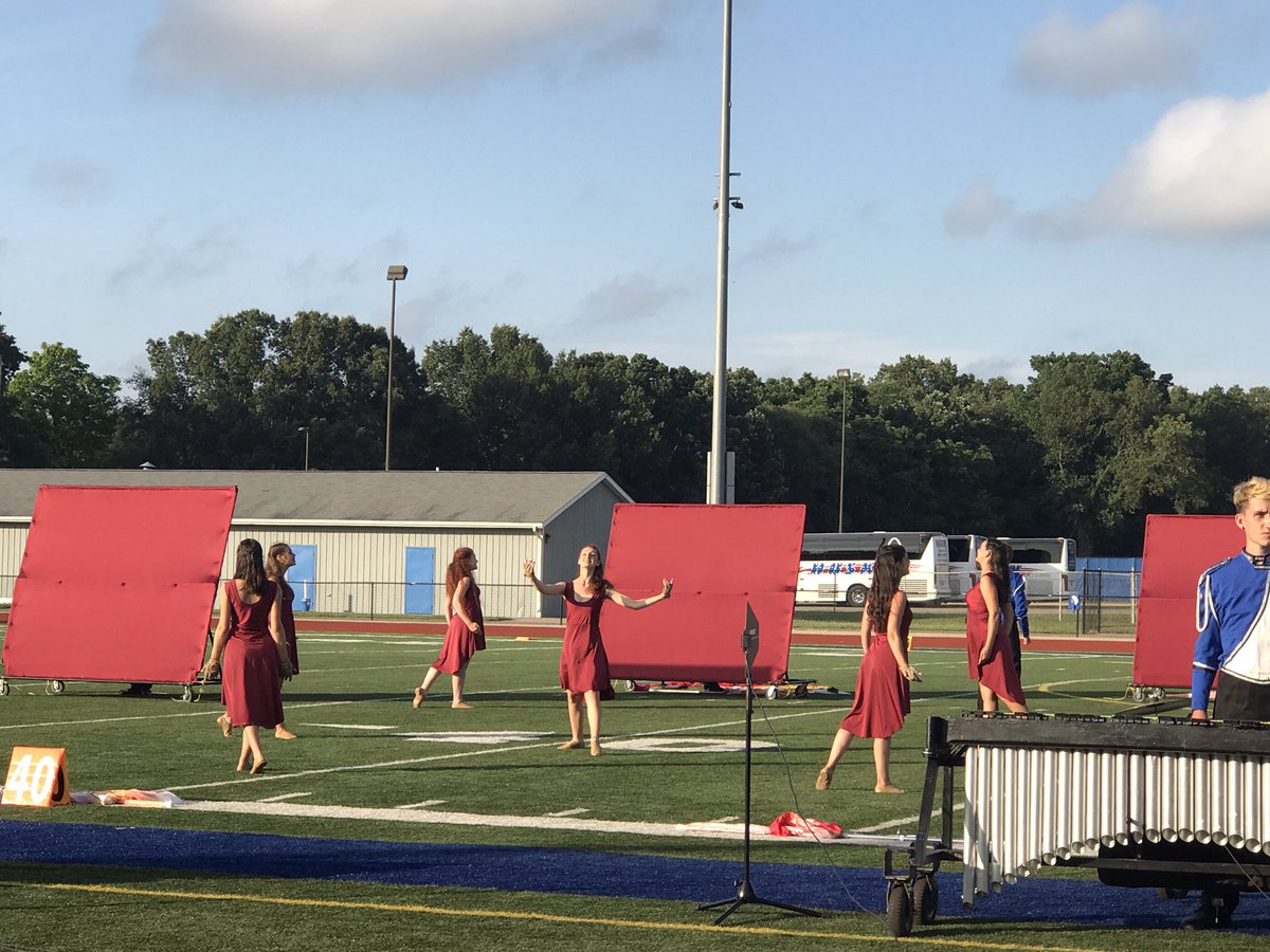 TheRealBradBell's tweet photo. Les Stentors is up next @DCI Plainwell with their 2017 program #TheRedStringOfFate #dci2017 https://t.co/3Qv3otfJvF