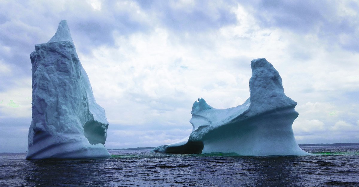 PrimeBerth's tweet photo. Today's pick of iceberg shots-July 22, 2017- Main Tickle separating Twillingate and New World islands.-  Capt Dave Photo. https://t.co/ldjjBEBY4M
