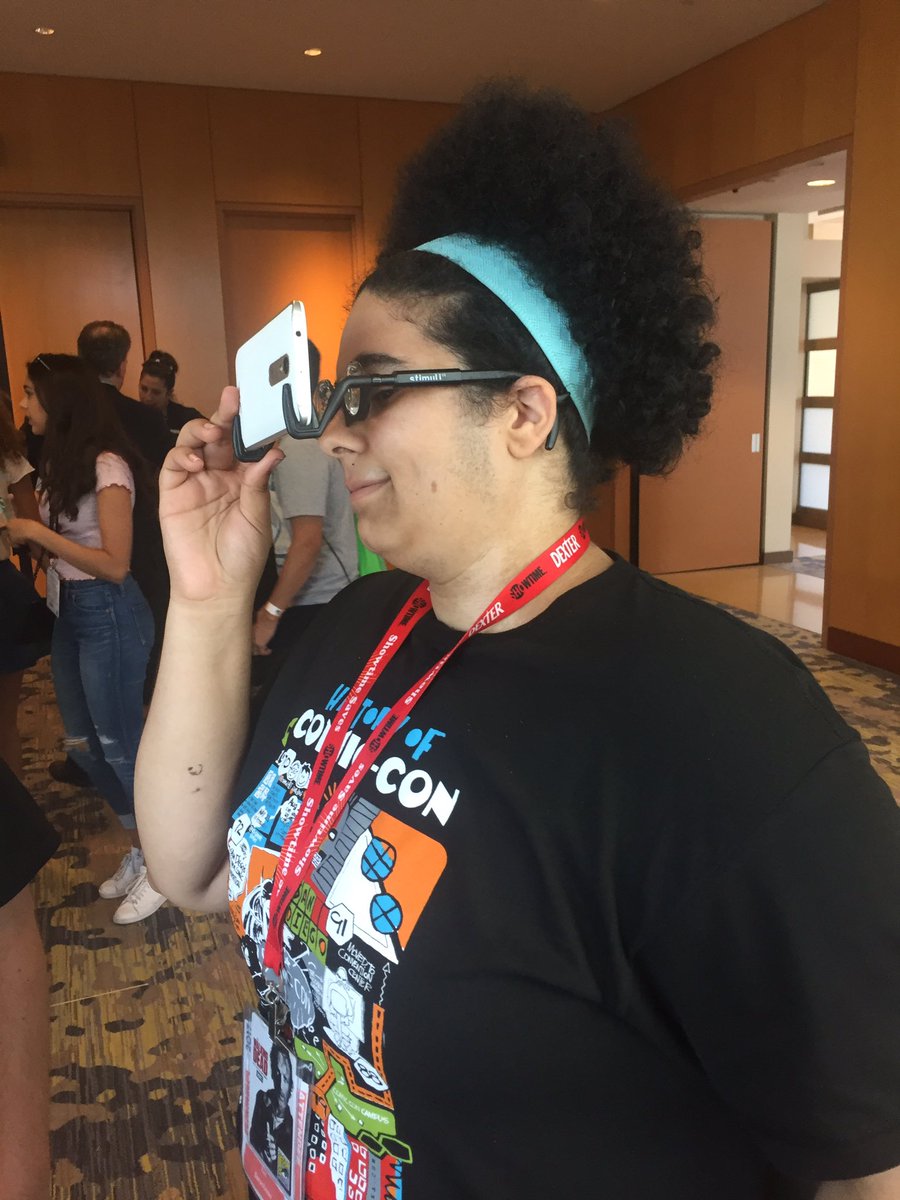 VRConEvents's tweet image. Congratulations to one of the lucky winners of @StimuliVR glasses 👓🎉🎉🎉@ForsoothVerily #VRCon2017 @Comic_Con #SDDC2017