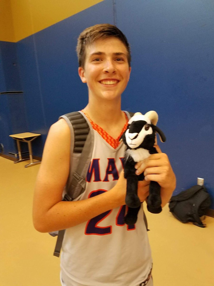 TacoTheGoat1's tweet photo. In his final game for @iamavs17purple @schlade24 is my Taco Player of the Game. Lb. 4 Lb. toughest kid on floor. Taco already misses him! https://t.co/Wvc2XEt4ow