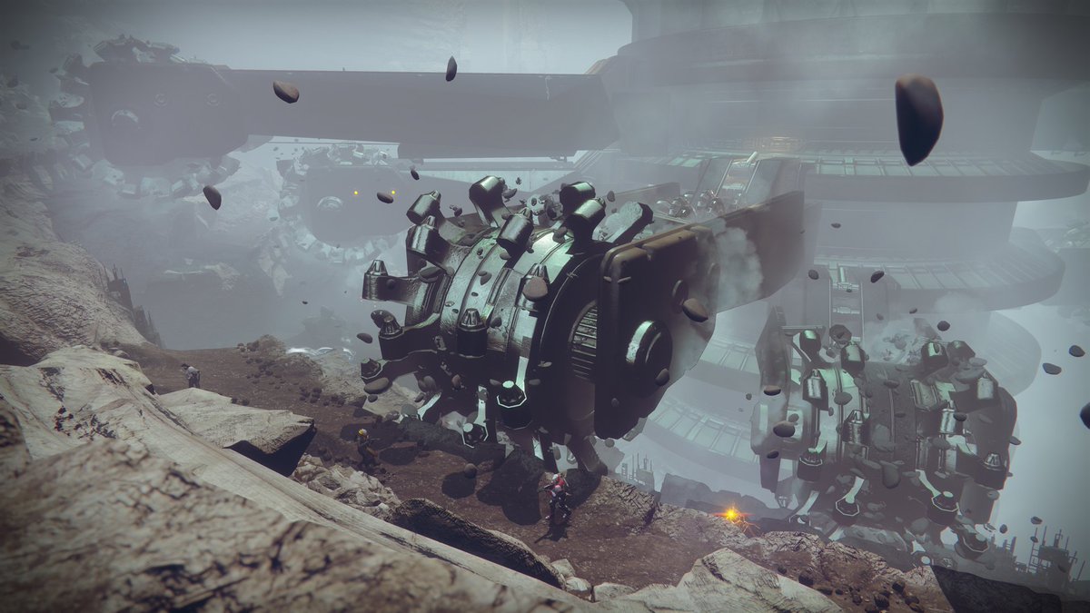 Bungie's tweet image. Any Fireteams out there made it through Inverted Spire without getting drilled by the drill? #Destiny2Beta
