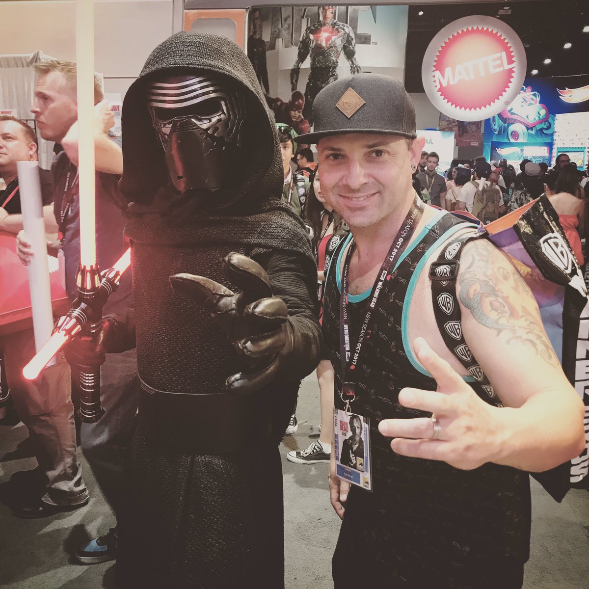 seeingred_co's tweet photo. @SeeingRedInc hits San Diego Comi-con @ChuckWeez our VP checking it out!!! #SDComicCon2017 https://t.co/J2s7LvuCfh