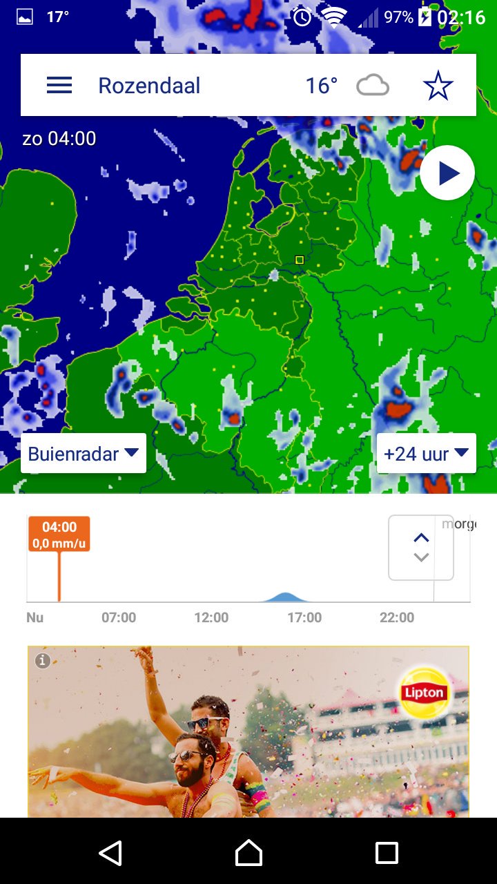 1 pic. Bij de ene voorspelling is het droog om 4 uur bij de andere niet hoe kan dit https://t.co/ZD8g3TLqAk