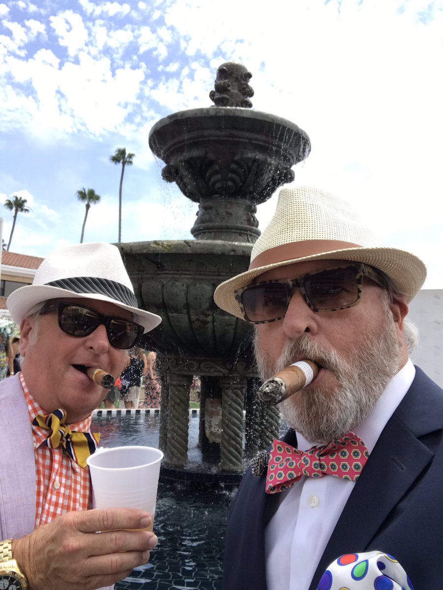 The Kings of Swag <a href="/StorageWarsFam/">Storage Wars Family</a> <a href="/storagewars/">Storage Auctions</a> <a href="/AETV/">A&E</a> enjoying #rumbacigars <a href="/RUMBACIGARS/">RUMBA CIGARS</a> <a href="/DelMarRacing/">Del Mar Racetrack</a> openingday <a href="/TMZ/">TMZ</a> <a href="/THR/">The Hollywood Reporter</a> <a href="/RedWalkTalentPR/">Red Walk Talent PR</a>