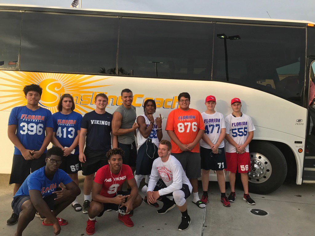 coachpkd's tweet photo. Congrats to our FWB Football OL/DL on their great effort at U of F FB Camp today!#winning the one on ones!#TCCU! https://t.co/CbJH1EO7Yb