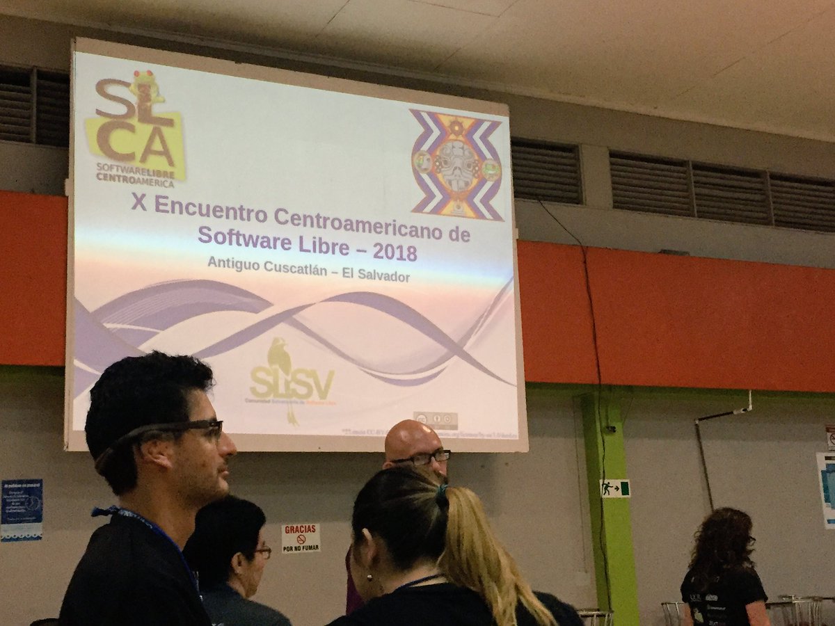 ejsanchezm's tweet photo. X Encuentro Centroamericano de Software Libre será en El Salvador en el 2018 #ECSL2017 https://t.co/rw5Vh8EnXa
