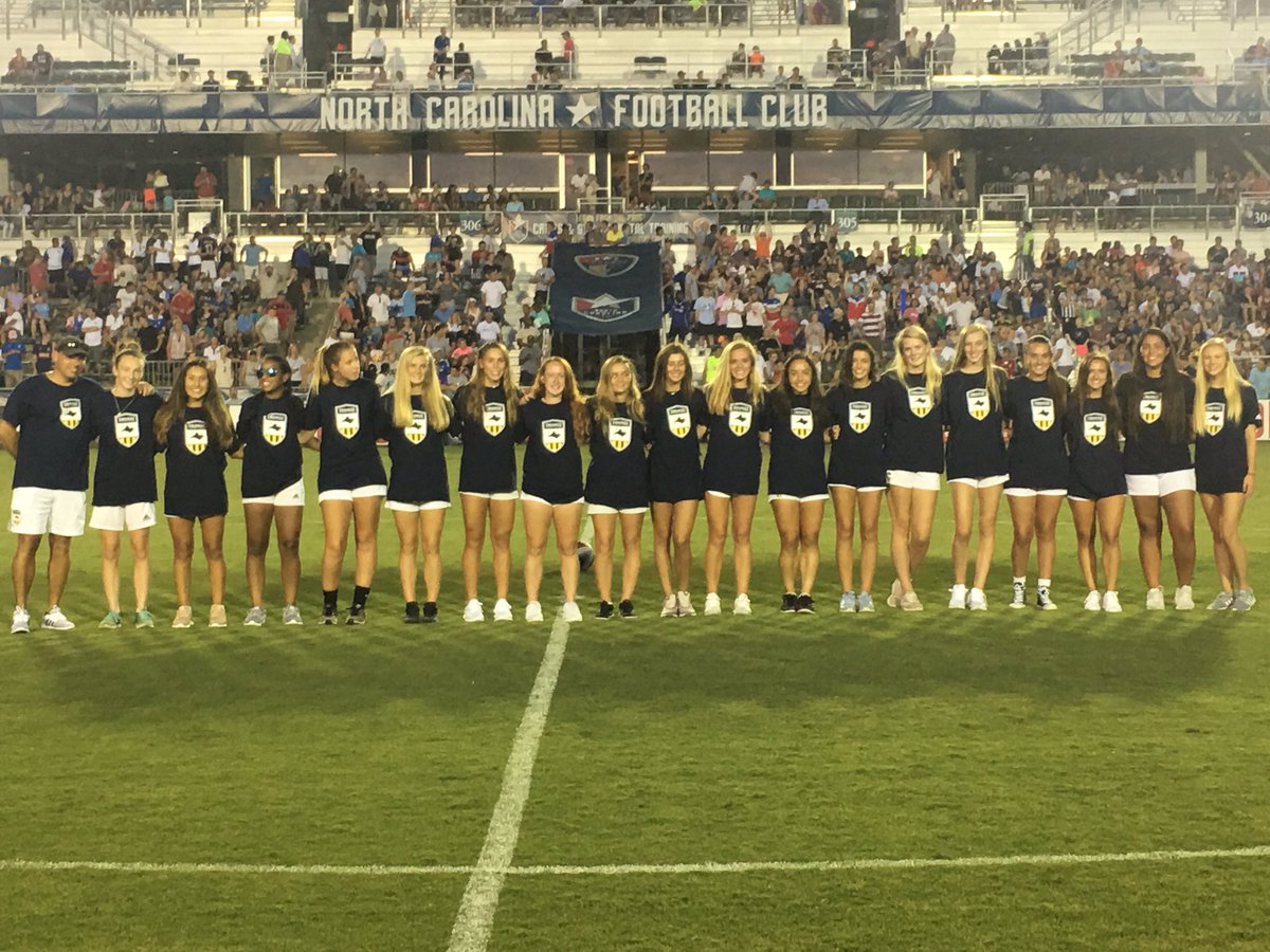 Thanks for the great sendoff to @usysncs , <a href="/NorthCarolinaFC/">North Carolina FC</a> Good luck girls! #Nextstopnationals #ncfcfam #ROADtoTX #NCFCvsSWA #TFCAProud
