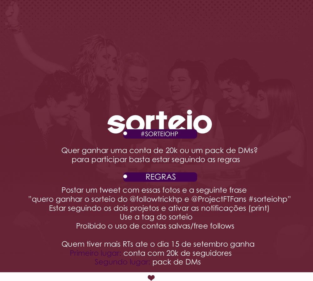 rezaffari's tweet photo. quero ganhar o sorteio do @followtrickhp e @ProjectFTfan #sorteiohp https://t.co/VWXn5Iwr4j