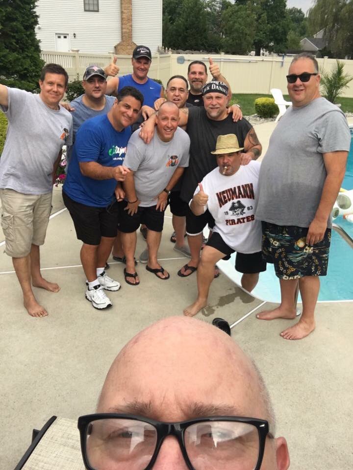 SaturdayEatClub's tweet photo. We came, we ate, we drank, we laughed and drank some more. #Sewell #JumpingGerrys #Brothers4Ever https://t.co/kKAn9RrgrH