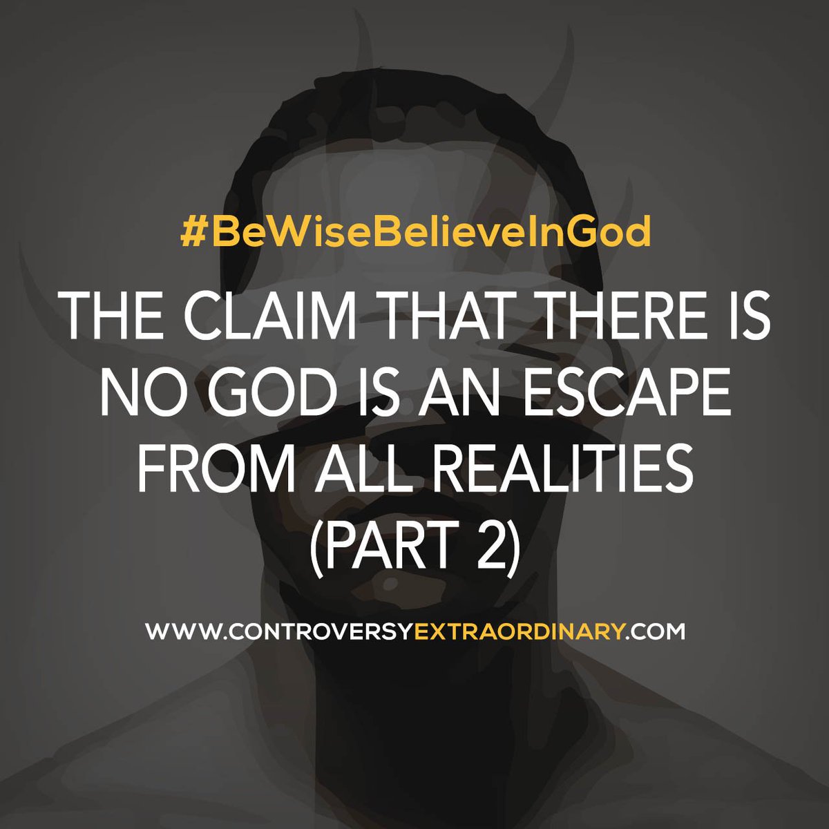 MrControversyX's tweet image. Read and share:

"The Claim That There Is No God Is an Escape from All Realities (Part 2)"

goo.gl/Ac6kcC

#BeWiseBelieveInGod