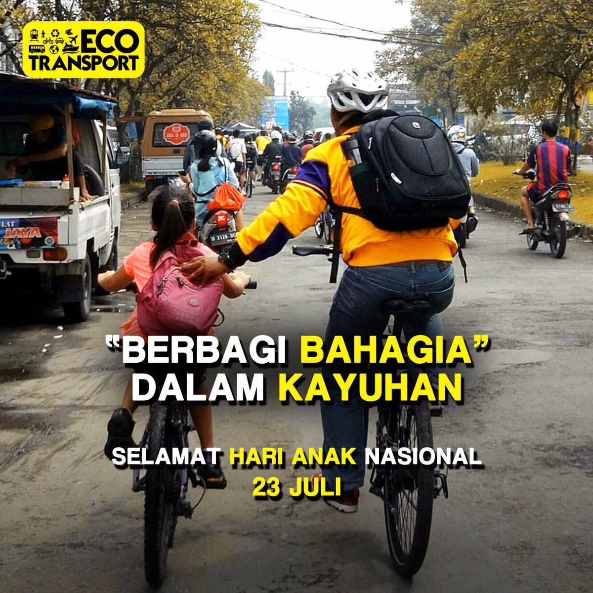 Beri mereka ruang untuk tumbuh menjadi pribadi yang mandiri
#HariAnakNasional