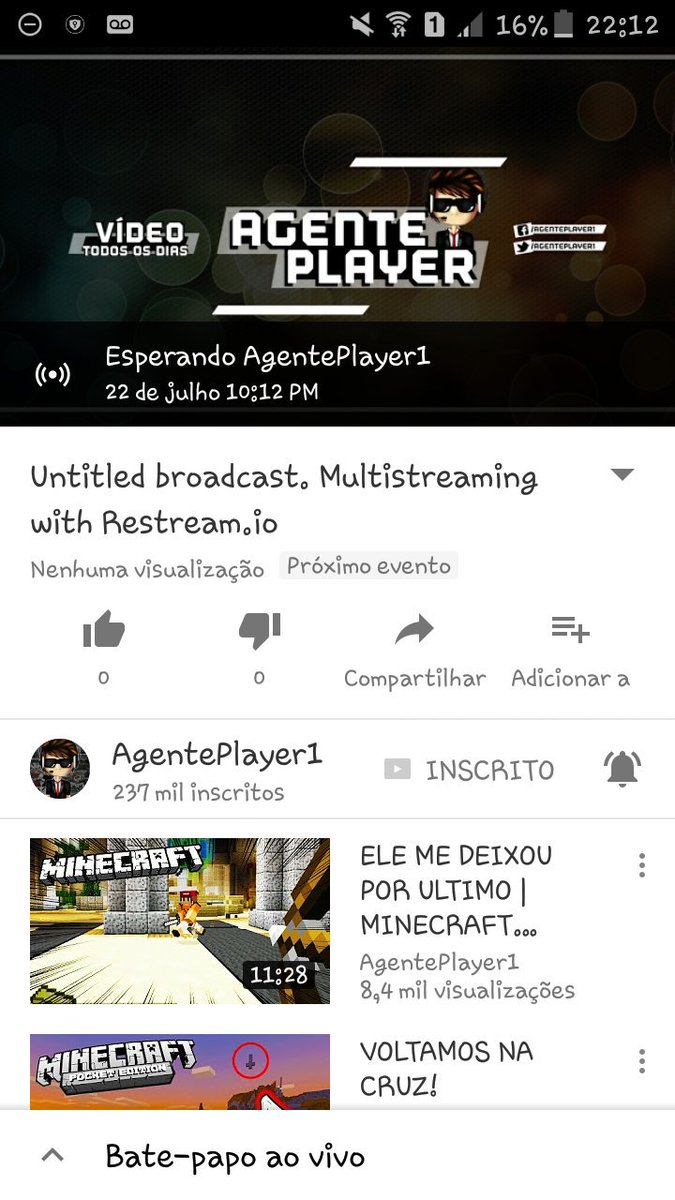 FILHODACAH12's tweet photo. O @AgentePlayer1 ta tao de sacanagem com minha cara q so faz live quando minha bateria ta acabando https://t.co/lTZD4bmvEb