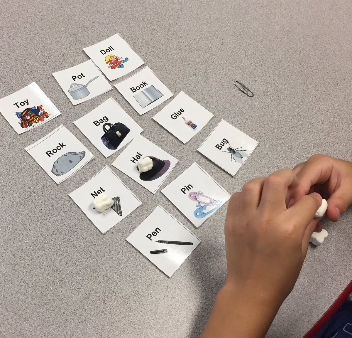 Rhyming Bingo from this week! #ESY #FunPhonics ☺️🍎👍🏼