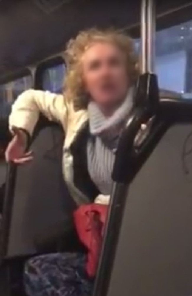 theantibogan's tweet photo. Woman’s Islamophobic rant on Sydney bus caught on video https://t.co/5JskXSyeoO https://t.co/C8uoepyXrE