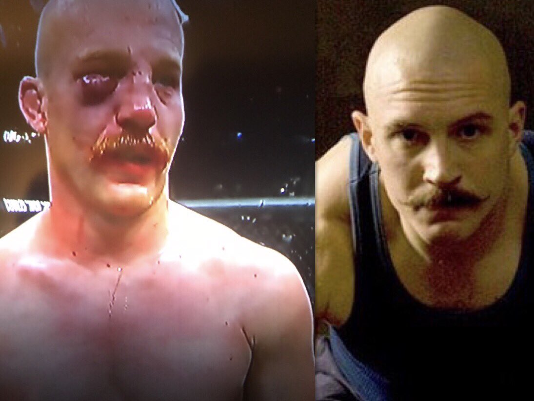 KentGoldsmith's tweet image. Am I watching @OfficialDurkin on #UFConFOX or Tom Hardy in Bronson??