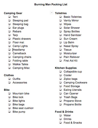 burningman_fest's tweet photo. Checkout our Burning Man Packing List! https://t.co/YkudjKFbrT #burningman #burningmanessentials #BRC https://t.co/RnTfVjLt1e