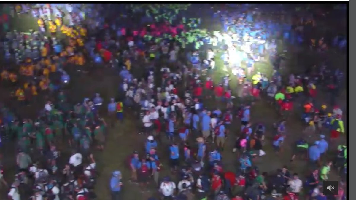 alt2017jambo's tweet photo. With all of the spotlights, #2017Jambo really does look like a refugee camp! https://t.co/K8AuJlMuL1