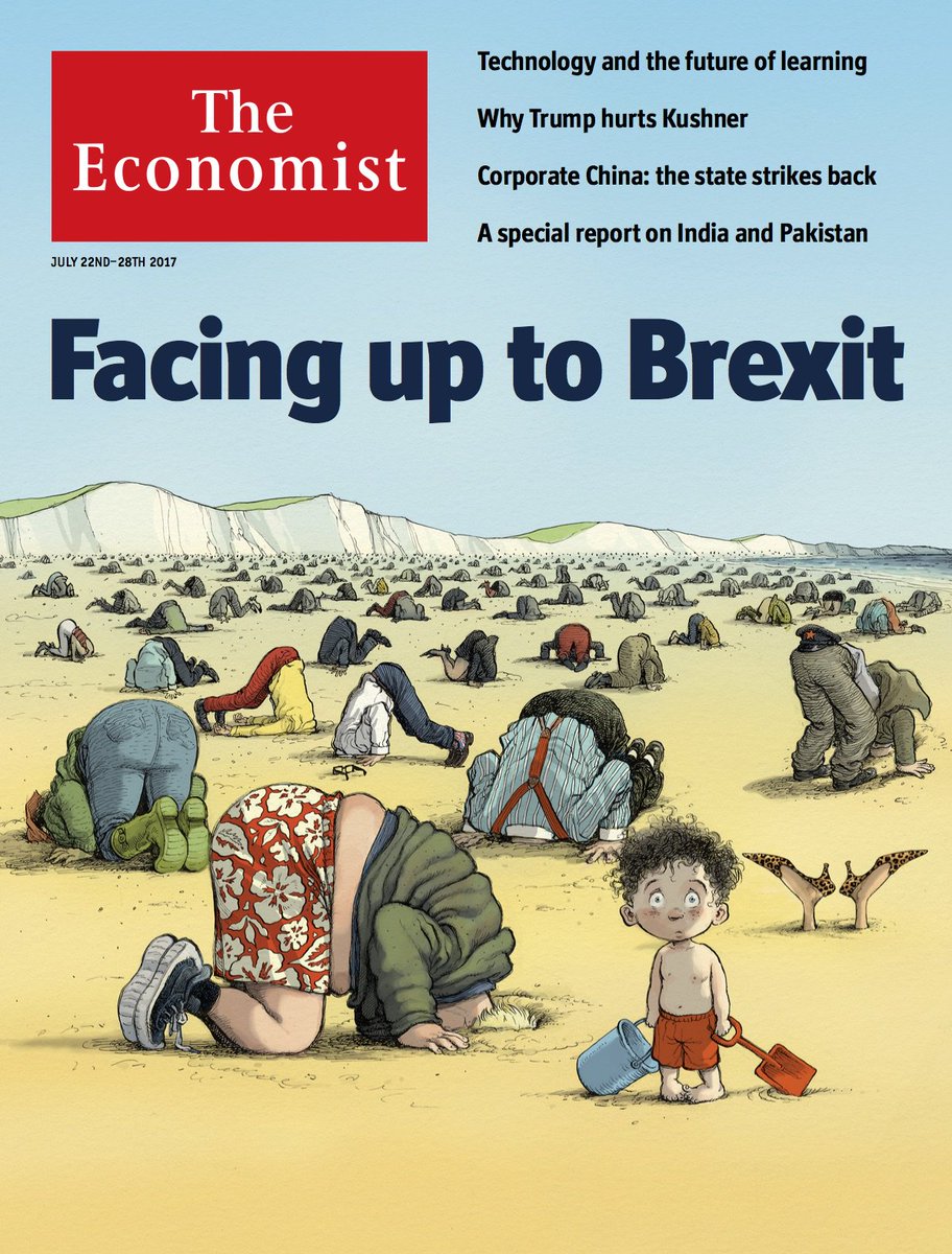 TheEconomist's tweet photo. As long as the government stays in denial about Brexit’s drawbacks, Britain is on course for disaster. Our cover https://t.co/8Ubmdzjdvb https://t.co/jIS09AIkqY