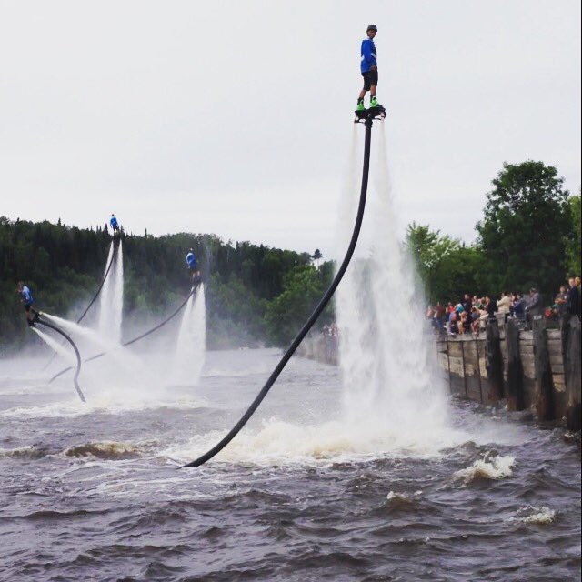 SWSMuskoka's tweet photo. Nothing cooler than seeing these 4 #flyboards rocking it all weekend long in #Thunderbay #fortwilliam https://t.co/dC8FdBvSyZ