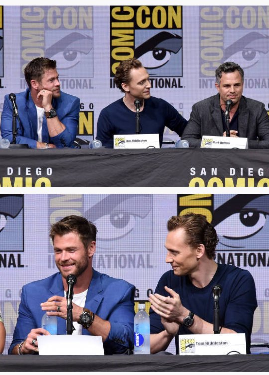 The #ThorRagnarok panel at SDCC